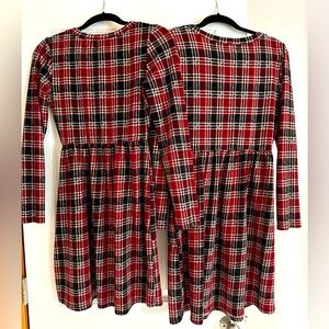 Red Plaid Holiday Dress - Mommy and Me